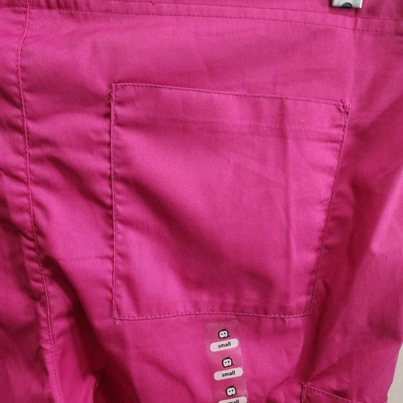 NWT Women's WonderWink Wonder Work Pink Scrub Bottoms Pants Style 500A Sz Small - Picture 10 of 13